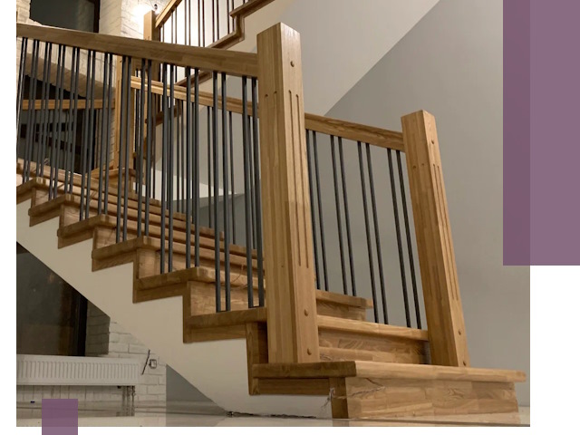 Реставрация деревянных и металлических лестниц в Славгороде