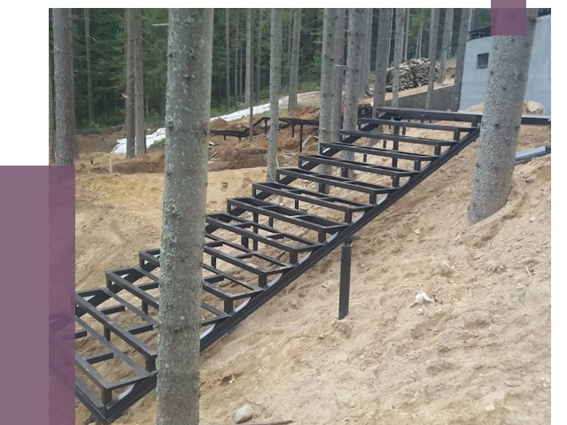 Монтаж металлических лестниц в Славгороде от 13781 руб. 