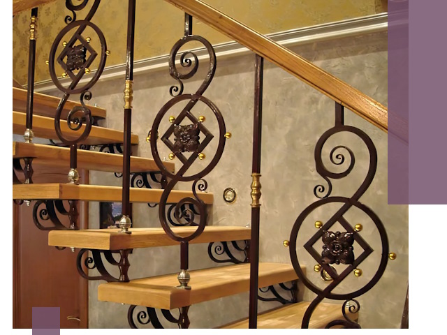 Изготовление кованых лестниц под ключ в Славгороде