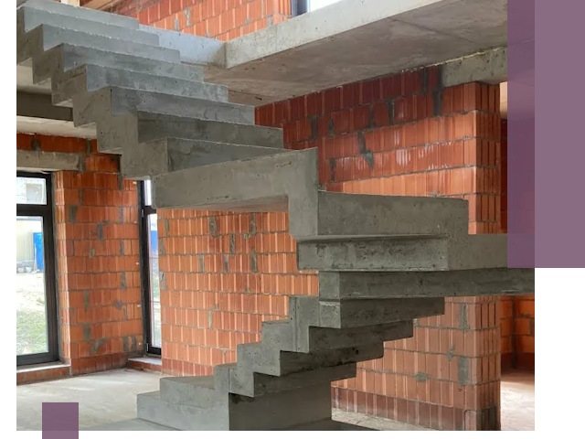 Изготовление бетонных лестниц под ключ в Славгороде