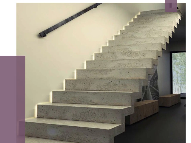 Облицовка бетонных лестниц в Славгороде от 4680 руб/м2