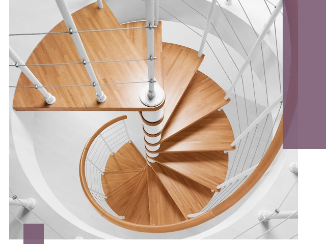 Изготовление винтовых лестниц под ключ в Славгороде