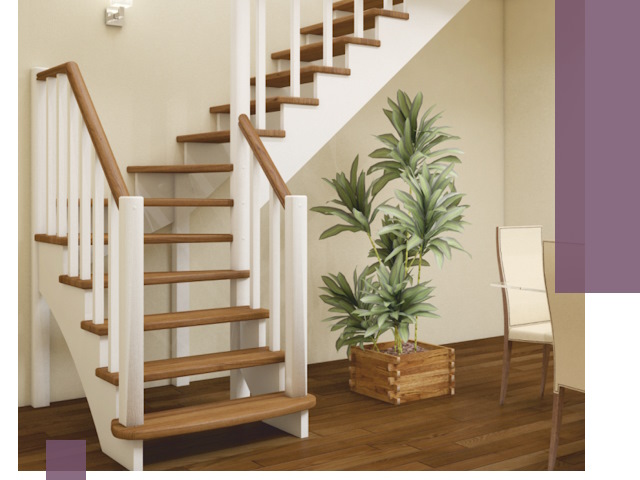 Г-образные лестницы под ключ в Славгороде — изготовление и монтаж