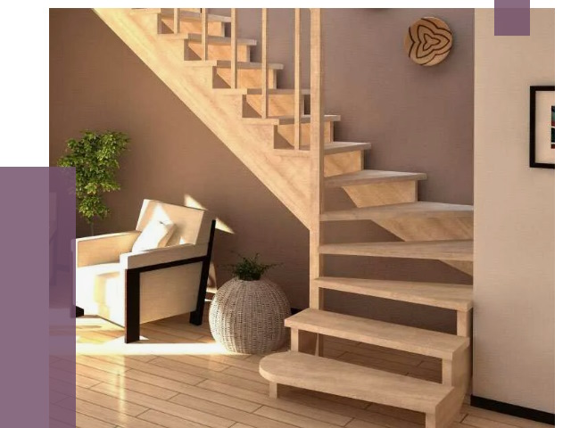 Изготовление Г-образных лестниц в Славгороде от 19242 руб. 