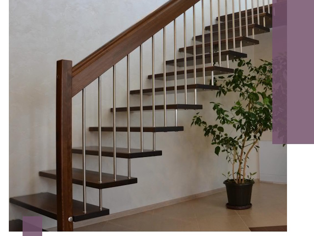 Лестницы на больцах под ключ в Славгороде – изготовление и монтаж