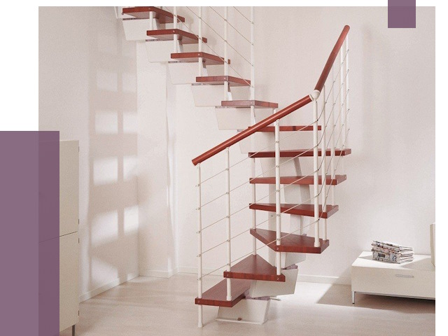 Изготовление лестниц на больцах в Славгороде от 9881 руб. | ПРОЛЁТ-Слд