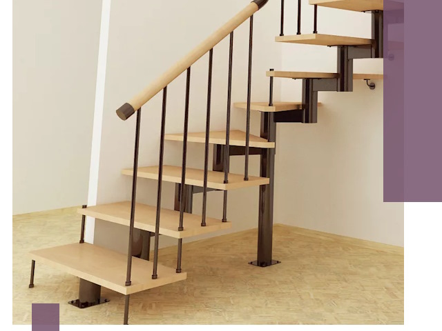 Монтаж лестниц на больцах в Славгороде — быстро и надежно