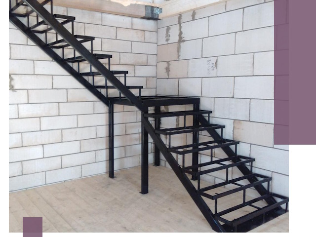 Лестницы на металлокаркасе под ключ в Славгороде — изготовление и монтаж