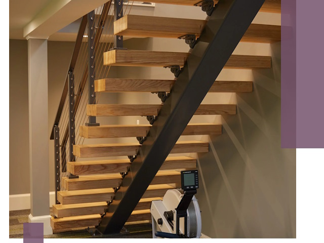 Лестницы на монокосоурах под ключ в Славгороде - изготовление и монтаж