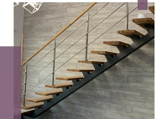 Изготовление лестниц на монокосоуре в Славгороде от 77487 руб. 