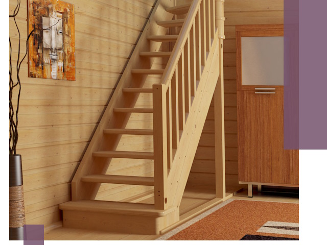 Лестницы эконом класса под ключ в Славгороде — недорого и быстро