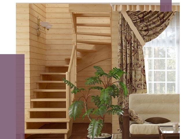 Лестницы для дачи в Славгороде от 77227 руб.  | ПРОЛЁТ-Слд