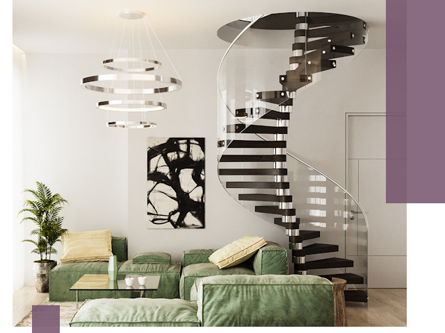 Лестницы для двухуровневой квартиры в Славгороде — изготовление и монтаж