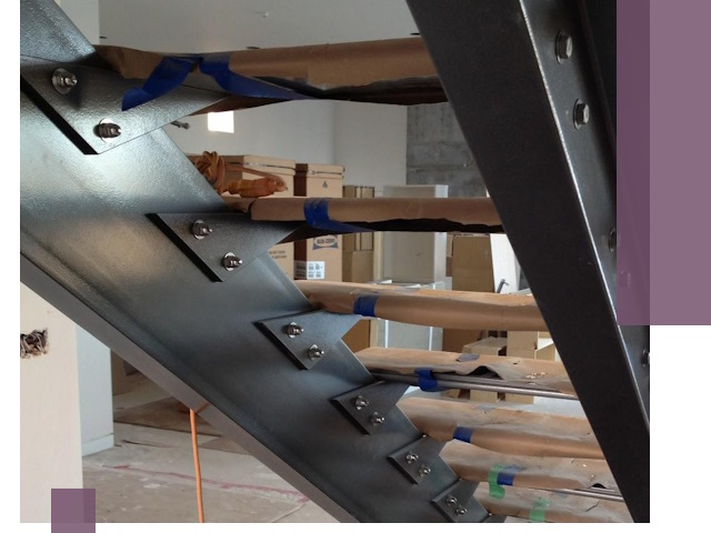 Усиление лестничных конструкций и усиление опор в Славгороде