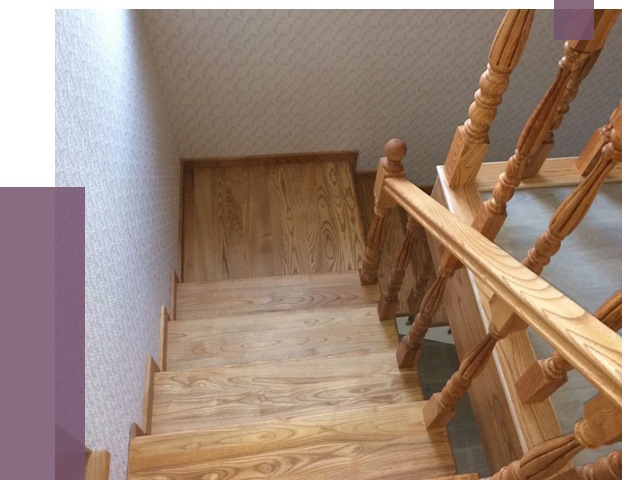 Сосновые лестницы в Славгороде под ключ от 8217 руб.  | ПРОЛЁТ-Слд