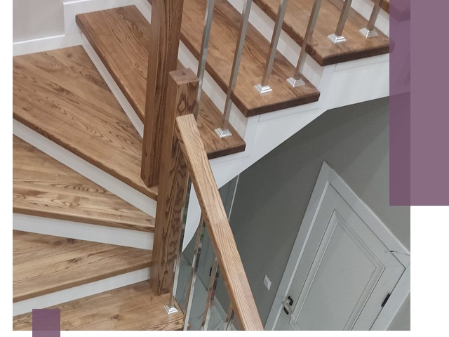 Обшивка металлических лестниц под ключ в Славгороде