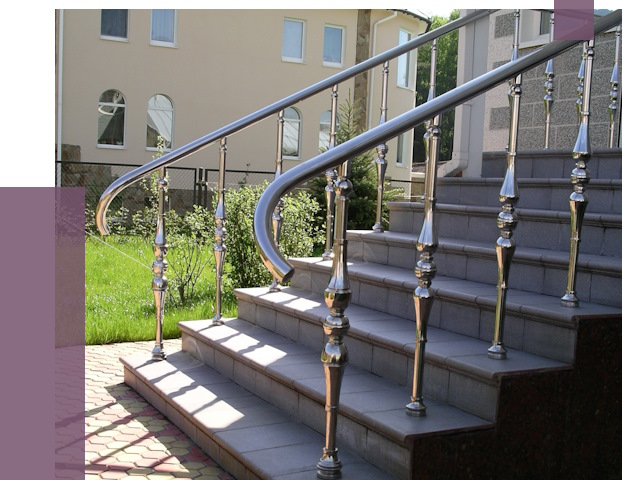 Перила для крыльца в Славгороде от 10921 руб. — монтаж ПРОЛЁТ-Слд