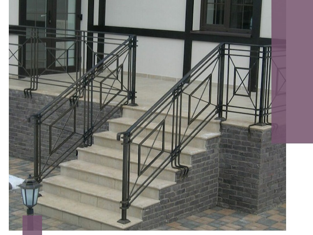 Перила для крыльца в Славгороде — монтаж, изготовление и установка