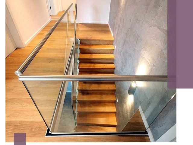 Перила для лестницы в доме — изготовление и монтаж в Славгороде