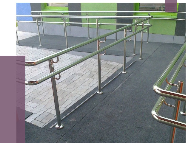 Ограждения пандусов в Славгороде от 4420 руб. монтаж | ПРОЛЁТ-Слд