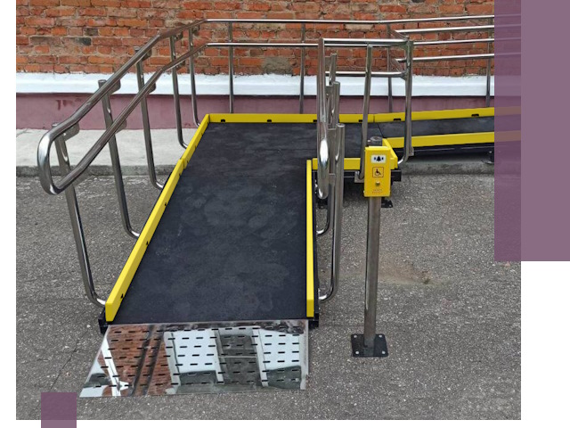 Изготовление наклонных пандусов для инвалидов в Славгороде