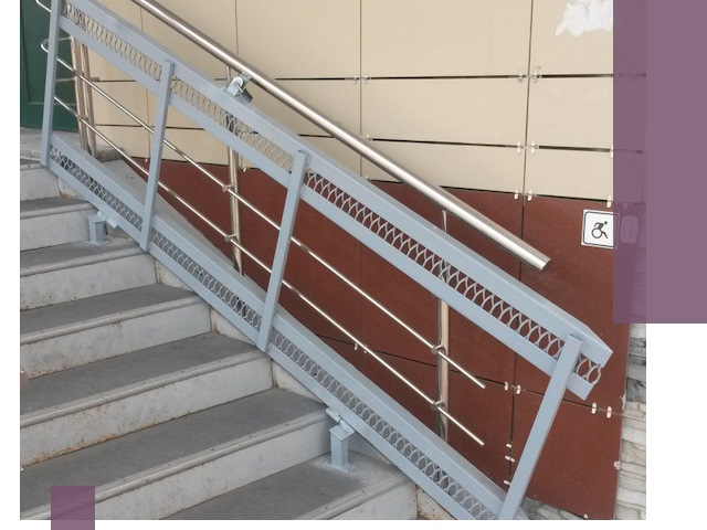 Изготовление откидных пандусов под ключ в Славгороде