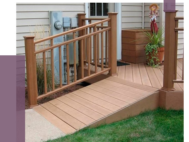 Пандус на крыльцо в Славгороде под ключ от 7905 руб. 