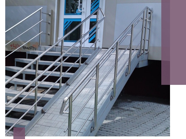 Пандус на крыльцо под ключ в Славгороде: монтаж и изготовление