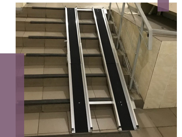 Установка пандуса в подъезд в Славгороде от 8113 руб. под ключ | ПРОЛЁТ-Слд