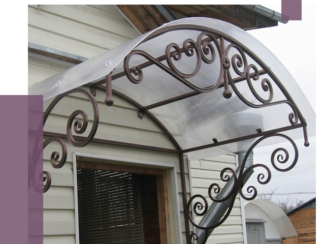 Изготовление козырьков в Славгороде от 7489 руб. — заказать | ПРОЛЁТ-Слд