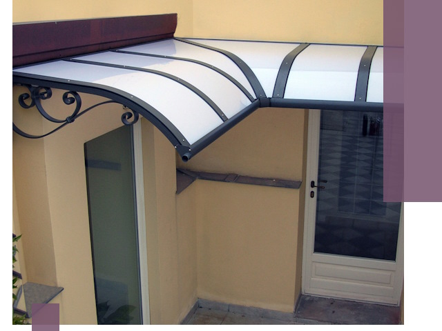 Монтаж козырьков любой сложности в Славгороде под ключ