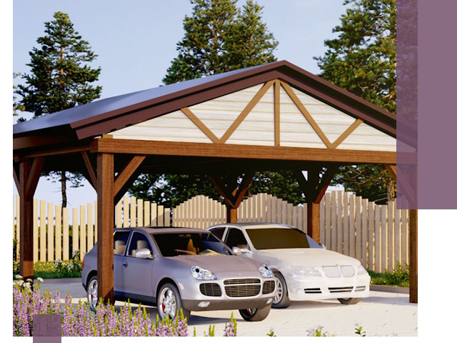 Навесы для автомобиля в Славгороде — изготовление и монтаж