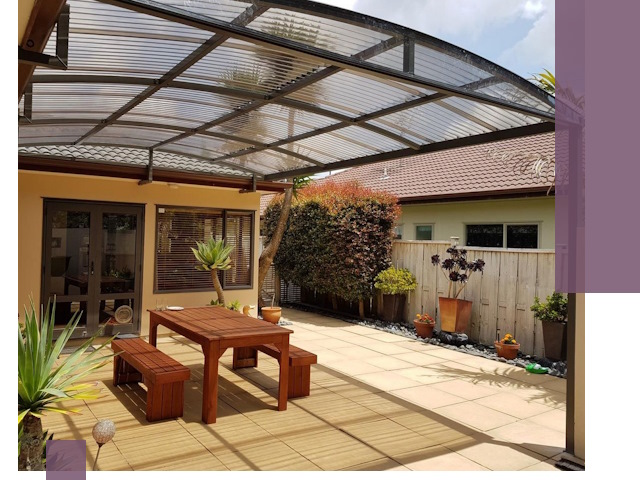 Навесы во двор под ключ в Славгороде — изготовление и монтаж