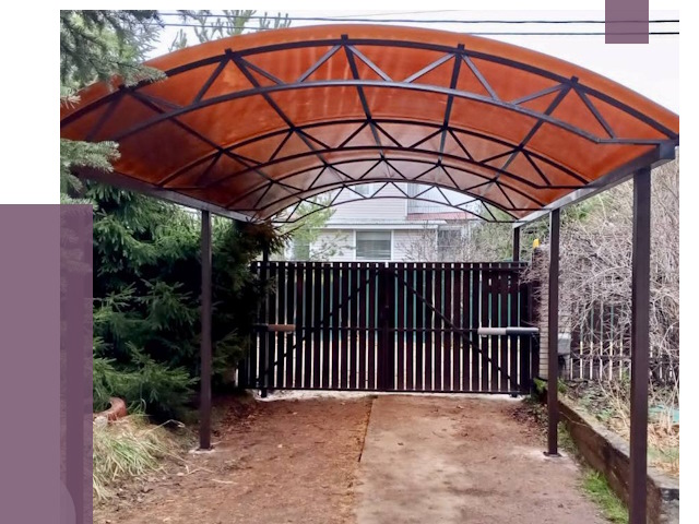 Арочные навесы в Славгороде от 12949 руб. — изготовление и монтаж | ПРОЛЁТ-Слд