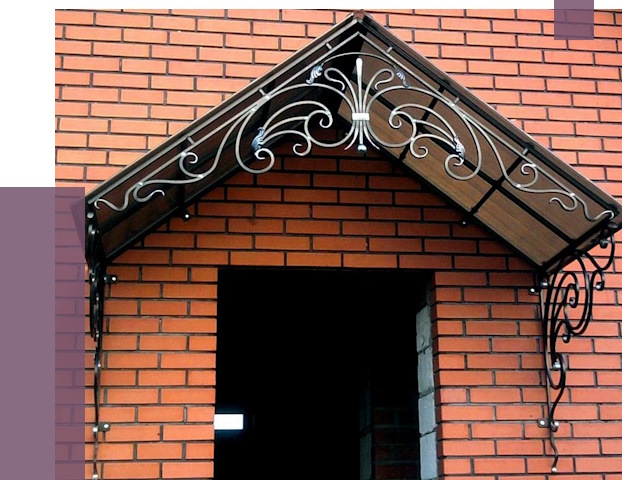 Металлические козырьки в Славгороде от 10869 руб. 