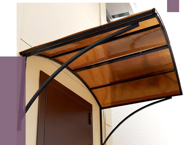 Недорогие козырьки в Славгороде от 7718 руб.  | ПРОЛЁТ-Слд