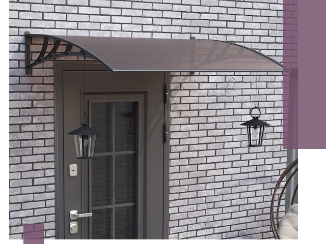 Недорогие козырьки и навесы под ключ в Славгороде