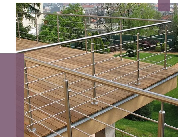 Алюминиевые парапеты в Славгороде под ключ от 7905 руб. 