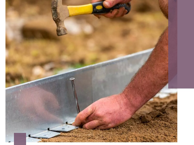 Монтаж металлических бордюров в Славгороде быстро и качественно