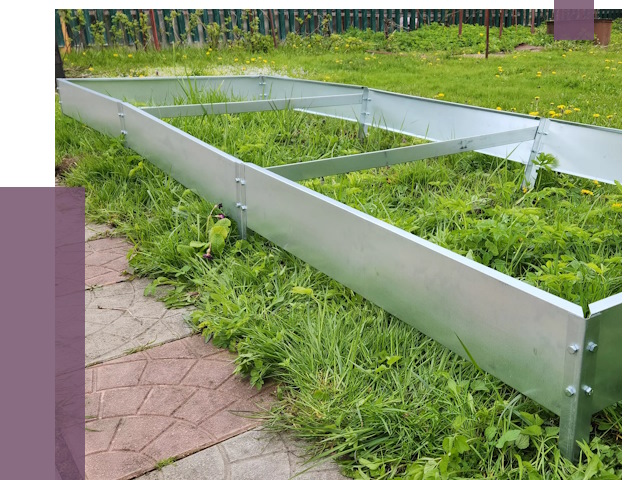 Металлические бордюры для грядок в Славгороде от 1820 руб. 