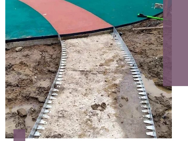 Металлические бордюры для дорожек в Славгороде — монтаж и изготовление