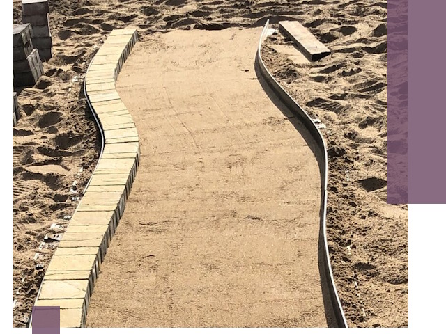 Металлические бордюры для тротуаров в Славгороде — прочные и долговечные