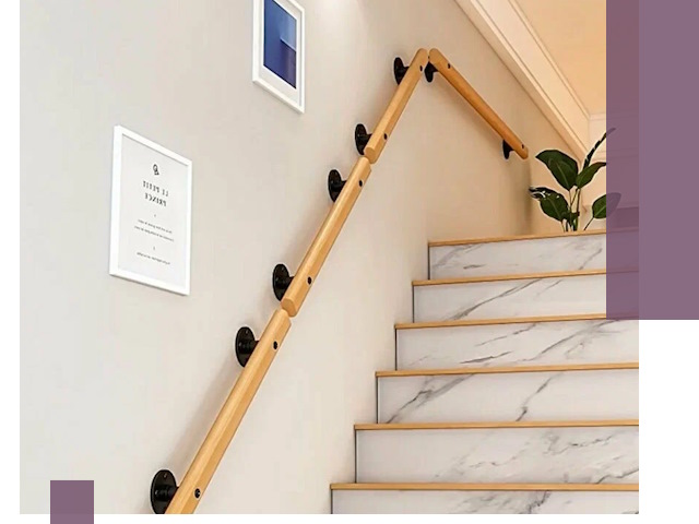 Поручни металлические и деревянные под ключ в Славгороде