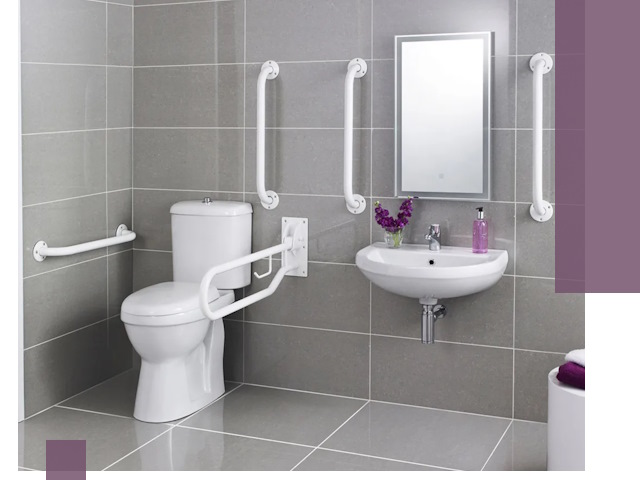 Поручни для санузлов в Славгороде: установка, ремонт и монтаж