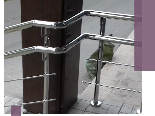 Монтаж поручней из нержавеющей стали в Славгороде качественно и быстро